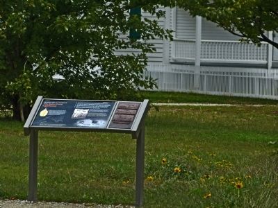 The Jones Point Lighthouse Marker north of Jones Point lighthouse image. Click for full size.