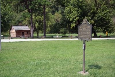 2012 Up-Date - - Looking West <br> Lincoln Knob Creek Farm Marker image. Click for full size.