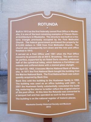 Rotunda Marker image. Click for full size.
