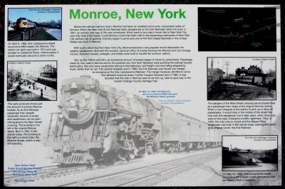 Monroe, New York Marker image. Click for full size.