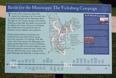 Battle for the Mississippi: The Vicksburg Campaign Marker image. Click for full size.