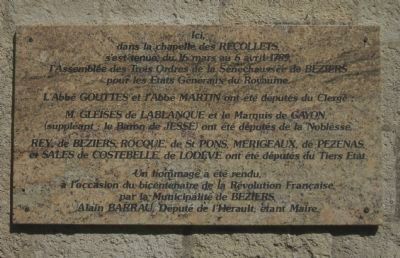 La Chapelle des Recollets Marker image. Click for full size.