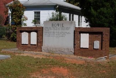 Bowie Family Memorial in Gilgal UMC Cemetery image. Click for full size.