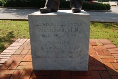 Lawrence Lafayette Richardson, M.D. Marker image. Click for full size.