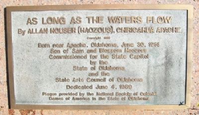 As Long As The Waters Flow Marker image. Click for full size.