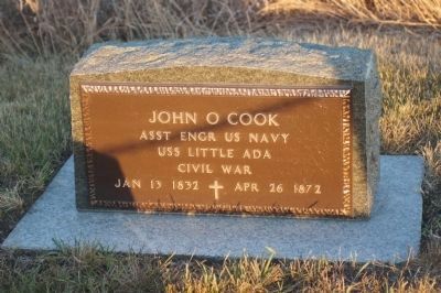 Cook Homestead Marker image. Click for full size.