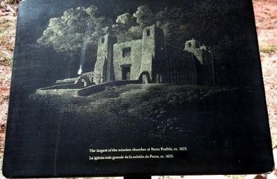 Pecos Mission Marker. Click for full size. Pecos Mission Marker image. Click for full size.