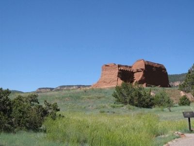 Pecos Mission Marker. Click for full size. Pecos Mission Marker image. Click for full size.