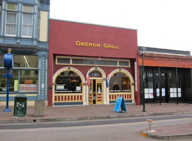 The Oberon Grill, started as the Oberon Saloon, and was many things in-between image. Click for full size.