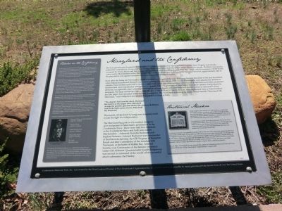 Maryland and the Confederacy Marker image. Click for full size.