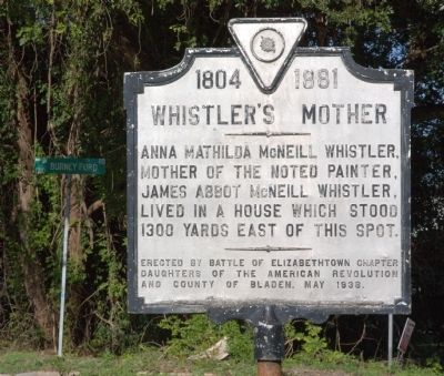 Whistler’s Mother Marker image. Click for full size.