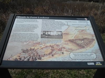 Death at Point Lookout Marker image. Click for full size.