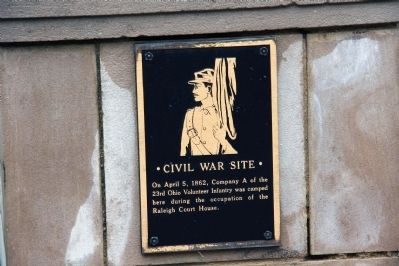 Civil War Site Marker image. Click for full size.