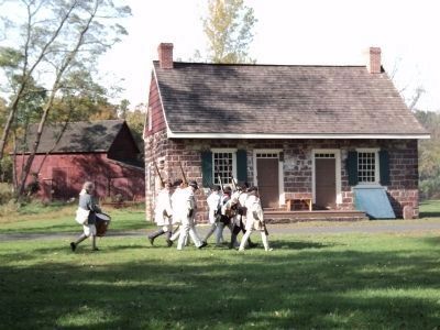 Reenactors at the Old Demarest House image. Click for full size.