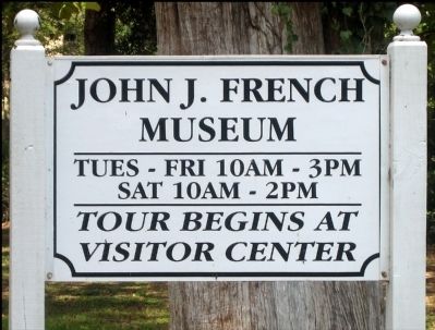 French Trading Post Museum Sign image. Click for full size.
