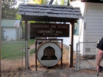 Goodyears Bar Schoolhouse Marker image. Click for full size.