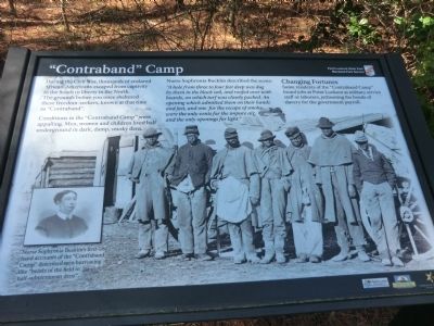 "Contraband" Camp Marker image. Click for full size.