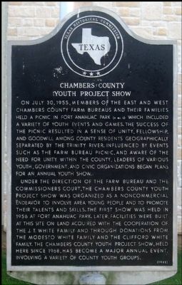 Chambers County Youth Project Show Marker image. Click for full size.