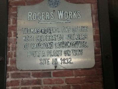 Rogers Works Marker image. Click for full size.