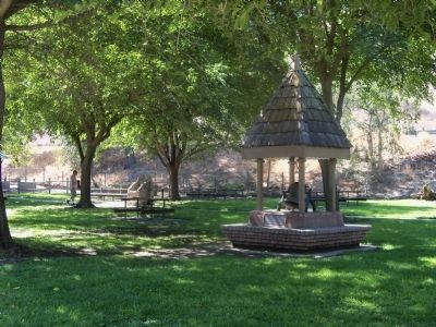 Original Site Of San Miguel School Monument. Click for full size. Original Site Of San Miguel School Monument image. Click for full size.