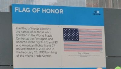 Flag of Honor Marker image. Click for full size.