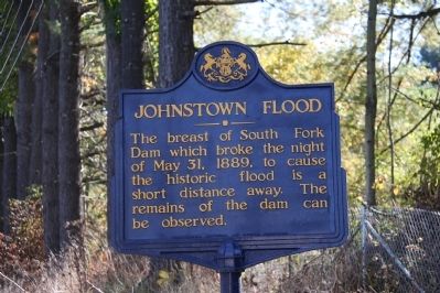 Johnstown Flood Marker image. Click for full size.