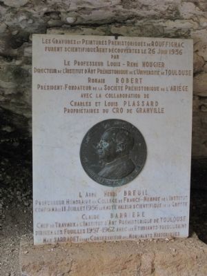 Les Gravures et Peintures Prehistoriques de Rouffignac Marker image. Click for full size.