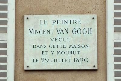Van Gogh at the Ravoux Inn Marker image. Click for full size.