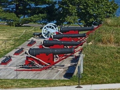 Reconstructed Water Battery at Fort McHenry image. Click for full size.