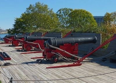 Water Battery at Fort McHenry image. Click for full size.