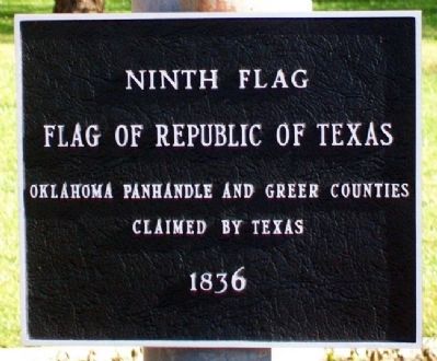 Flags Flown Over Oklahoma Marker image. Click for full size.