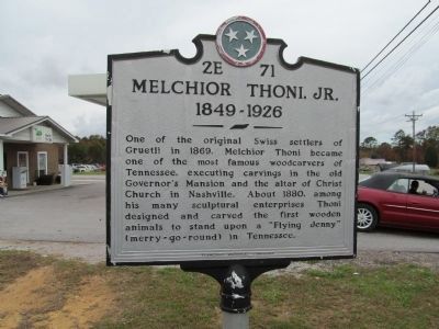Melchior Thoni, Jr Marker image. Click for full size.