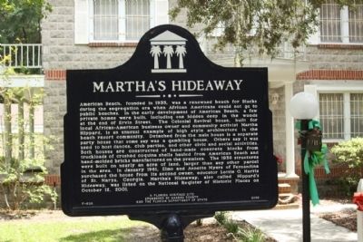 Martha's Hideaway Marker image. Click for full size.