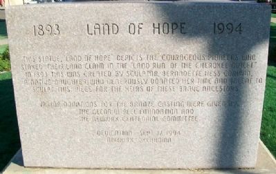 Land of Hope Monument image. Click for full size.