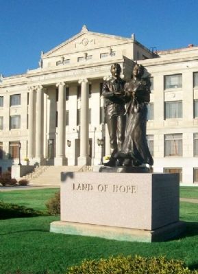 Land of Hope Monument. Click for full size. Land of Hope Monument image. Click for full size.