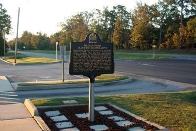 Mecklenburg Electric Cooperative Marker along US 58 image. Click for full size.