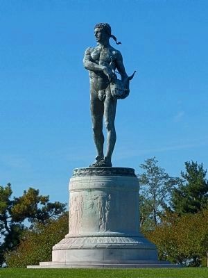 Francis Scott Key Memorial (Statue of Orpheus) at Fort McHenry image. Click for full size.