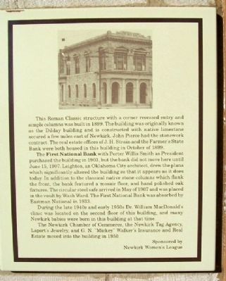 First National Bank Marker. Click for full size. First National Bank Marker image. Click for full size.
