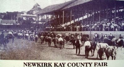 Photo of Newkirk Kay County Fair on Marker image. Click for full size.