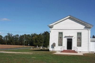 Todd's Chapel United Methodist Church and Marker along Todd's Chapel Road. Click for full size. Todd's Chapel United Methodist Church and Marker along Todd's Chapel Road image. Click for full size.