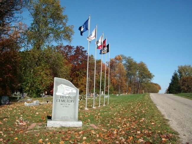 Looking North - - Hixon Cemetery. Click for full size. Looking North - - Hixon Cemetery image. Click for full size.