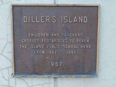 Diller's Island Marker image. Click for full size.