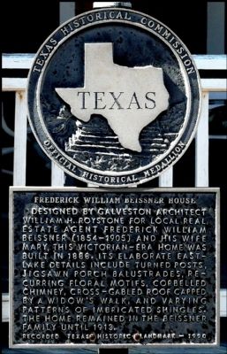 Fredrick William Beissner House Marker image. Click for full size.
