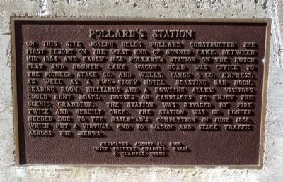 Pollard's Station Marker image. Click for full size.