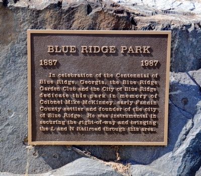 Blue Ridge Park Marker image. Click for full size.