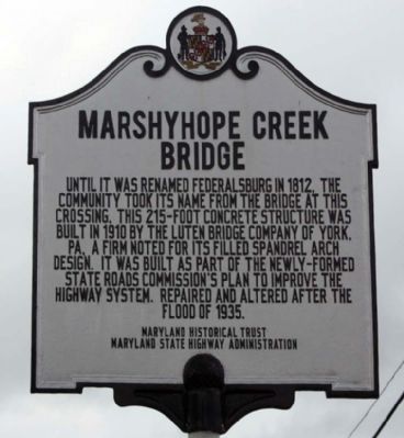 Marshyhope Creek Bridge Marker image. Click for full size.