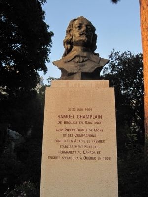 Samuel Champlain Marker image. Click for full size.