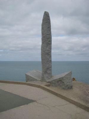 Pointe du Hoc Marker. Click for full size. Pointe du Hoc Marker image. Click for full size.