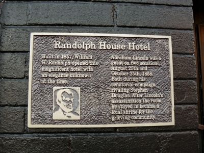 Randolph House Hotel Marker image. Click for full size.