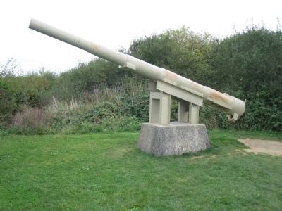 155mm Gun Position of D-Day image. Click for full size.
